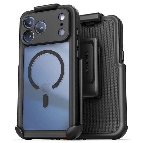 Encased Waterproof Case for iPhone 17 Pro with Belt Clip - IP-68 Full-Body Protection with Camera Control Button and Port Covers [Military Grade] (Compatible with MagSafe)