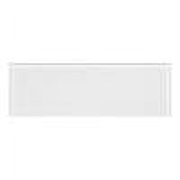 Enchant-Elle 4" x 12" Matte White Glass Subway Tile