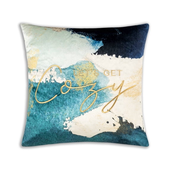 Enchant Home Cozy Multi Color Print Pillow