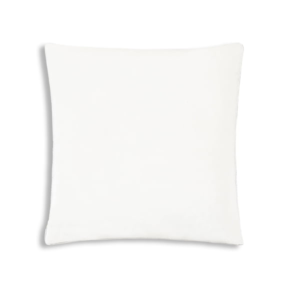 Enchant Home Noah White Velvet Pillow