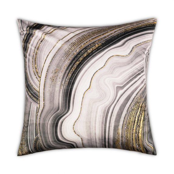 Enchant Home Noor Black and Gold Pillow