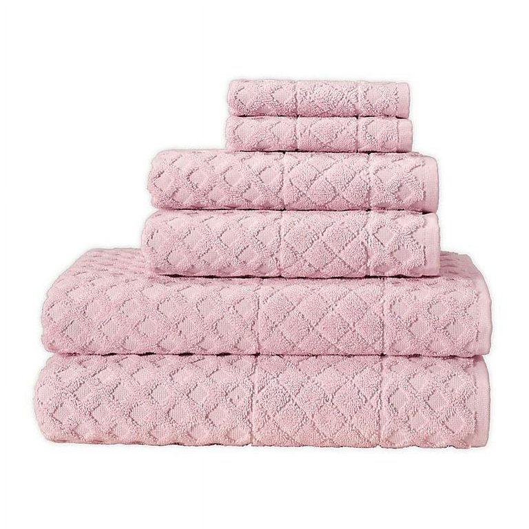 Enchante Home Unique 6-Piece Turkish Cotton Towel Set - Bath 27 x