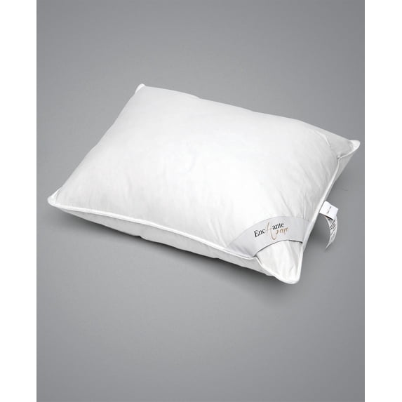 Enchante Home Luxury Goose Down Queen Pillow - Firm - White 20"x36"