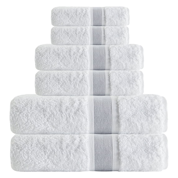 Enchante Home - Unique Towel Set - 16 Piece Set, long staple Turkish towel - Quick Dry, Soft, Absorbent