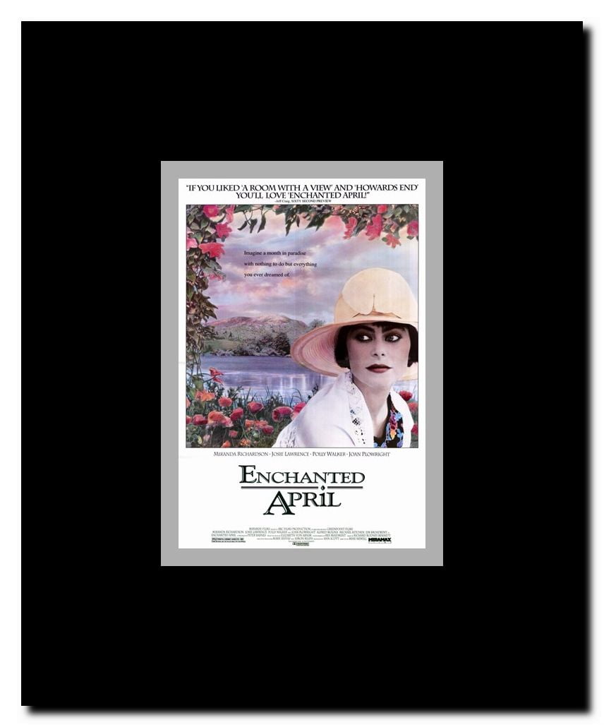 Enchanted April Framed Movie Poster