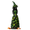 thumbnail image 1 of Enchanted Autumn Witch Figurine Magical Fall Witch Statue Resin Harvest Witch Sculpture for Indoor Halloween Home Display, 1 of 5