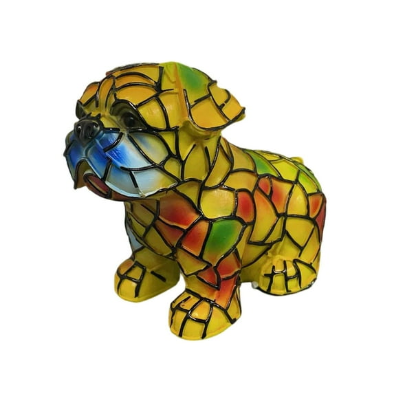 Enchanted Corgi Night Light - Hand-Painted Resin LED Pet Lamp for Bedroom, Vintage Animal Decor