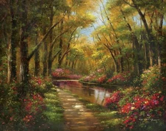 Enchanted Creek I Canvas Art - Wesley (22 x 28)