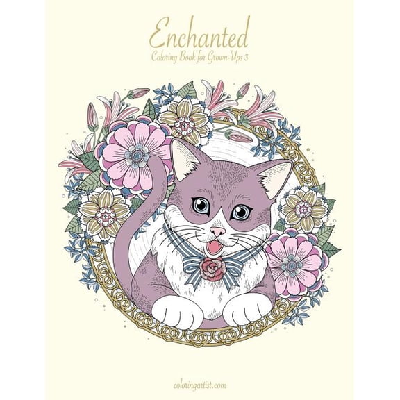 Enchanted Enchanted Coloring Book for Grown-Ups 3, Book 3, (Paperback)