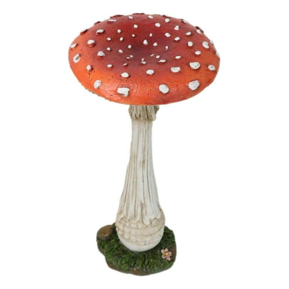 Enchanted Fairy Garden Pillar Toadstool Mushroom Home Decor Figurine 6.75"H