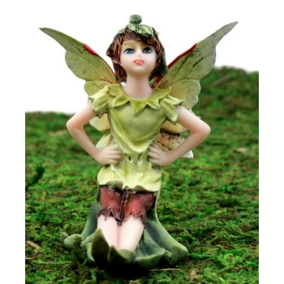Enchanted Fairy Garden Tinkerbell Wishing Fairy Figurine 3.5"H Miniature