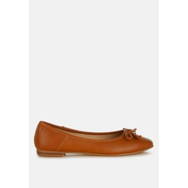 Enchanted Faux Leather Casual Ballerinas