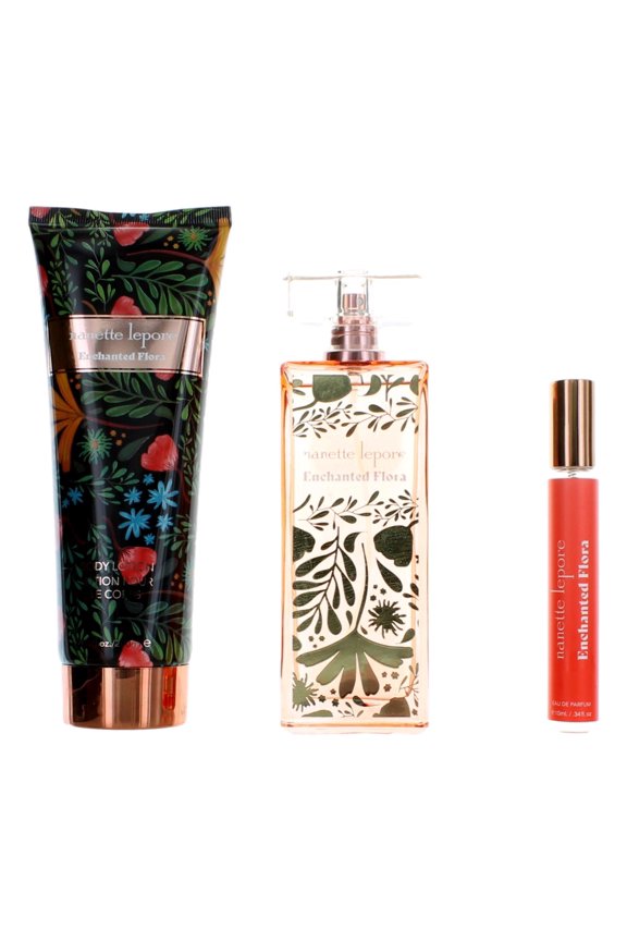 Enchanted Flora by Nanette Lepore, 3 Piece Gift Set for Women