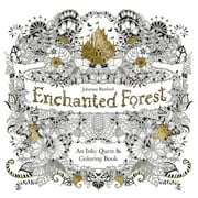 Enchanted Forest An Inky Quest & Coloring Book