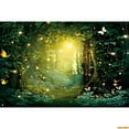 thumbnail image 1 of Enchanted Forest Backdrop Fairy Tale Fairyland Dreamy Natural Jungle Mushroom Baby Birthday Photography Background Photo Studio, 1 of 5
