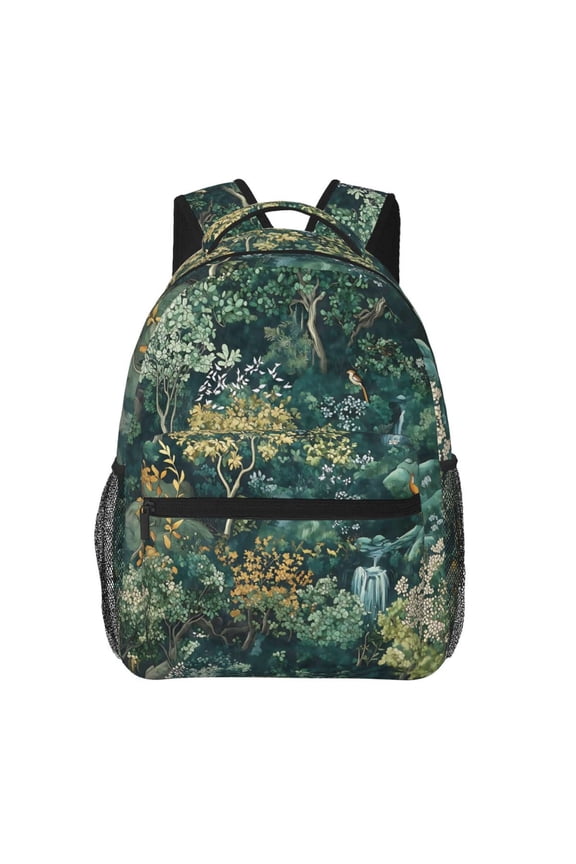 Enchanted Forest Backpack Lightweight Rucksack Travel Bag for Men and Women