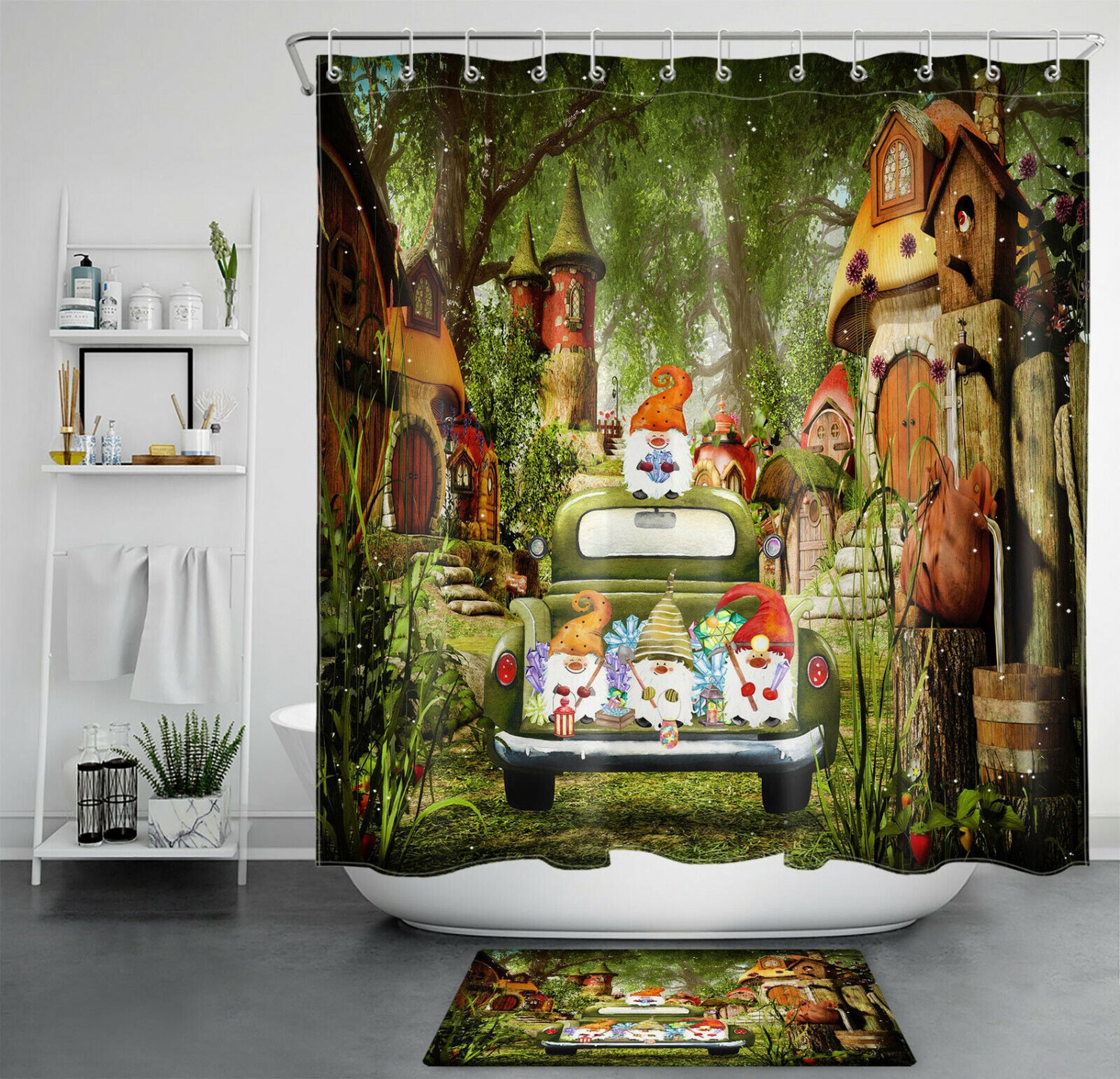 Enchanted Forest Bathroom Decor with Whimsical Truck and Enchanted ...