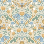 Enchanted Forest Damask Peel and Stick Wallpaper