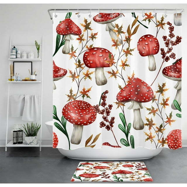 Enchanted Forest Delights Shower Curtain: Magical Foliage, Enchanting