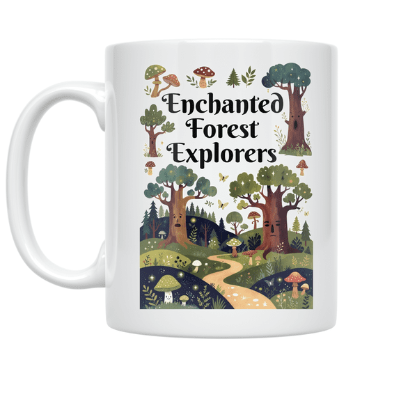 Enchanted Forest Explorers Design - Nature Lover - 11 oz Ceramic Coffee Mug