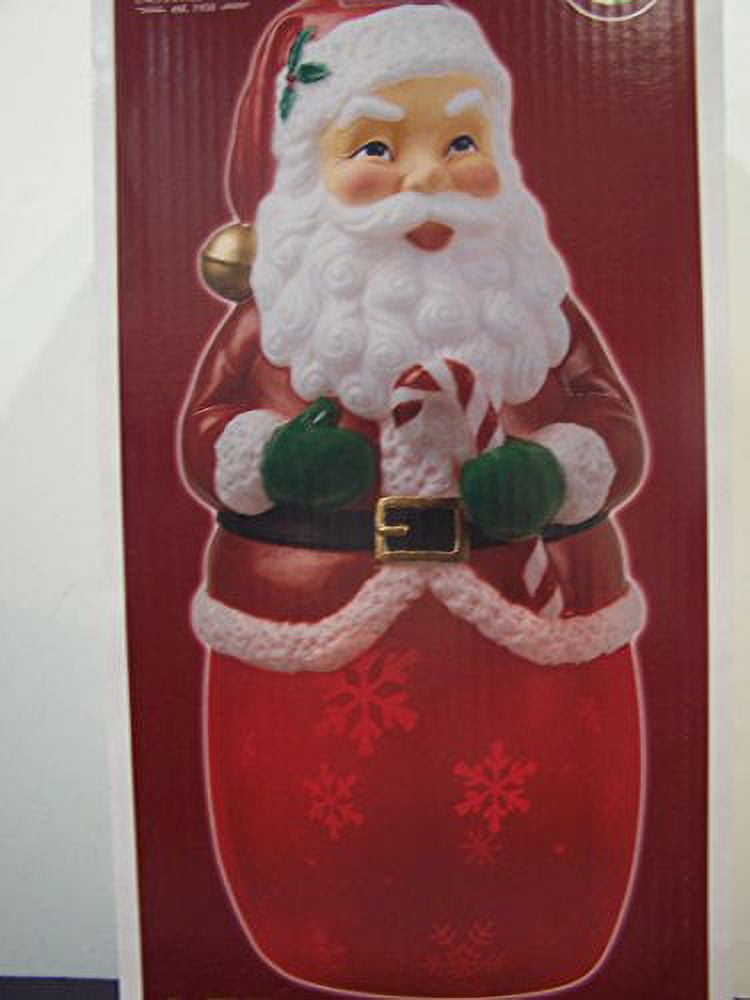 Enchanted Forest Led Santa Claus Christmas Yard Lawn Decoration with