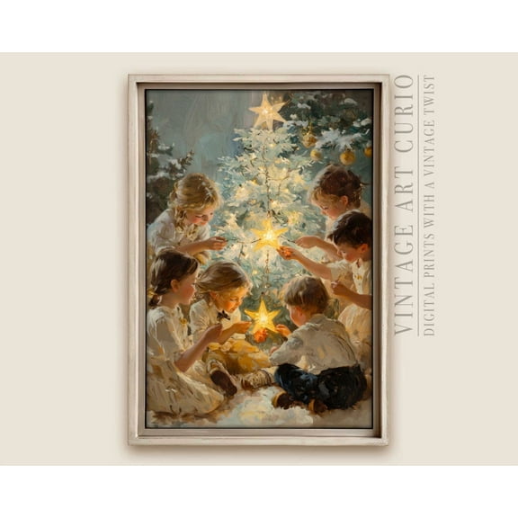 Enchanted Forest Print, Magical Light, Mythical Wall Decor Home Decor #4386, 8x12 UNFRAMED