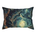 Enchanted Forest Skull Path Super Soft Pillow Case 20x26, Breathable