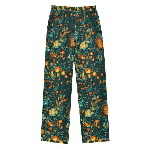 Enchanted Forest Stripes Lines Pajama Pants Soft Lightweight Lounge Pants Bottoms Sleep Pants Warm Comfy