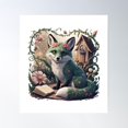 thumbnail image 1 of Enchanted Fox Tales Poster Wall Art, Modern Wall Decor For Living Room Bedroom, 16x24 UNFRAMED, 1 of 3