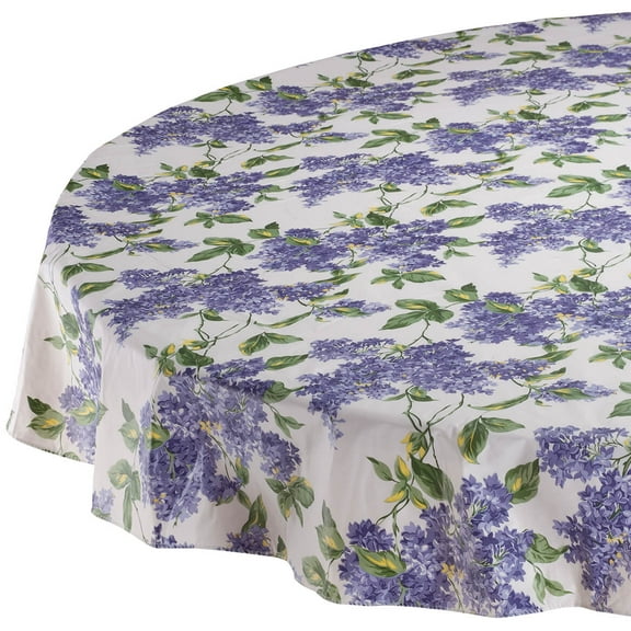 Enchanted Garden 100% Vinyl Tablecloth 52"X52"