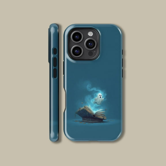 Enchanted Ghost Reading Book MagSafe Case for iPhone Samsung