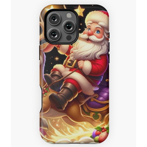 Enchanted Holiday Voyage Christmas Phone Case for iPhone 16 15 14 13 12 11 Pro Max