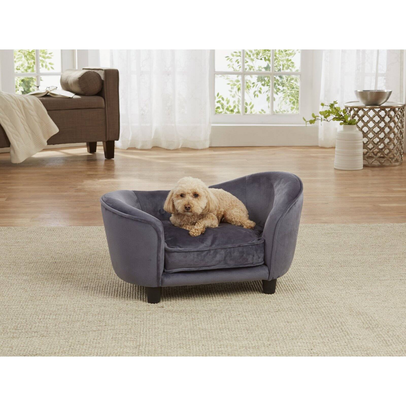 Enchanted home pet clearance ultra plush snuggle bed