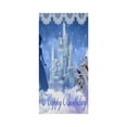thumbnail image 1 of Enchanted Ice Castle Premium Polyester Taffeta Door Banner – Fade-Resistant Versatile Décor for Celebrations & DIY Gifting 35.4*72.8IN/90*185CM, 1 of 7