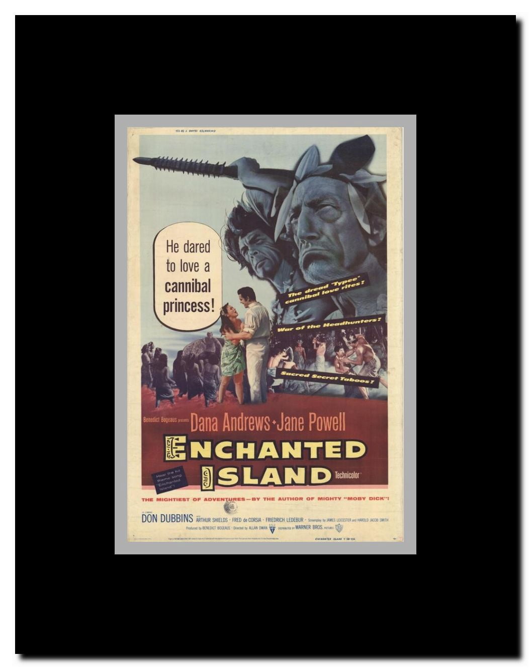 Enchanted Island Framed Movie Poster