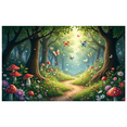 thumbnail image 1 of Enchanted Nature Backdrop Forest Fairy Butterfly Banner for Garden Wedding Kids Party Outdoor Event, 1 of 6