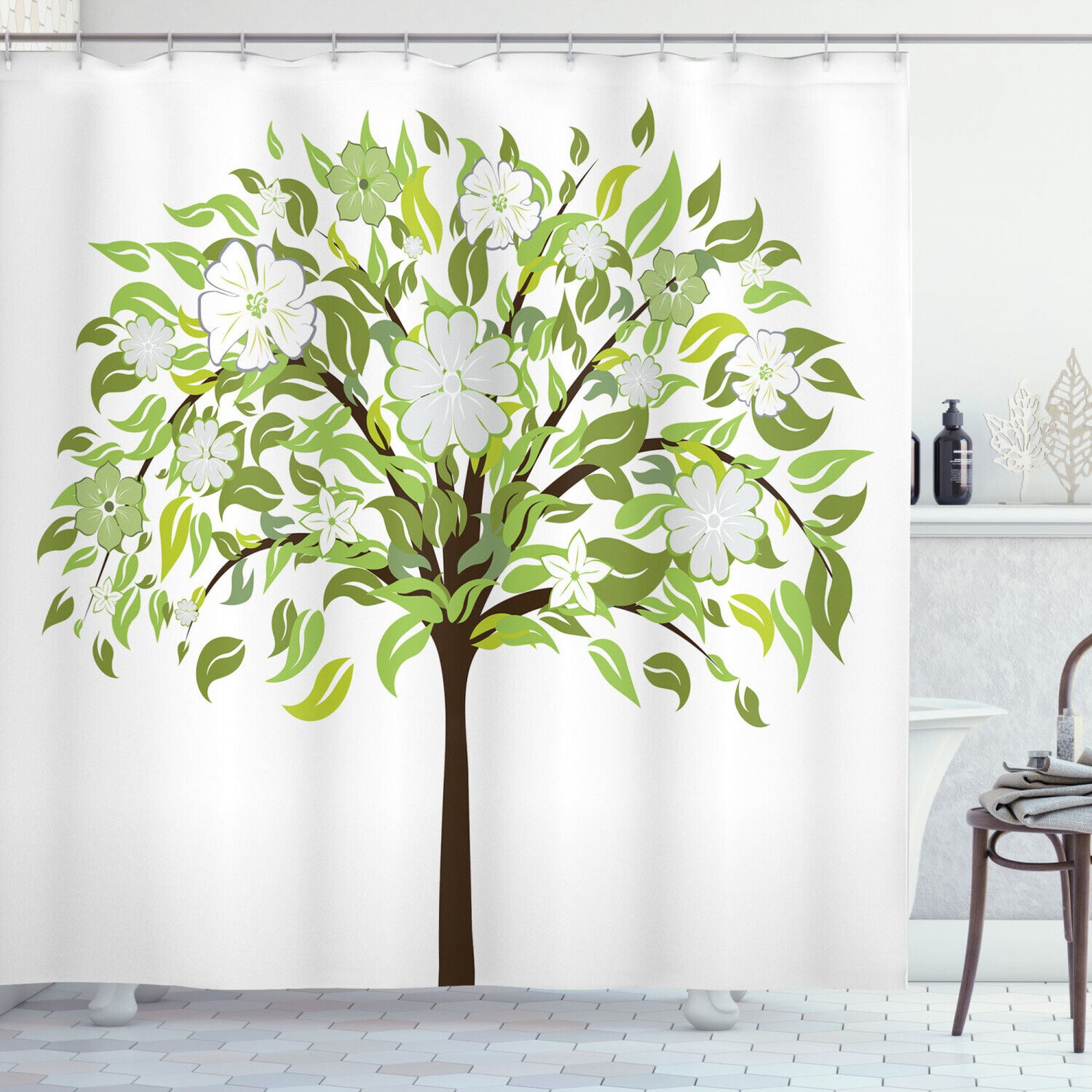 Enchanted Oasis Elevate Your Bathroom with a Verdant Jungle Print