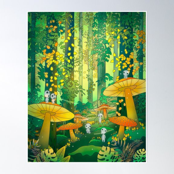 Enchanted Poster Wall Art, Modern Wall Decor, 24x36 UNFRAMED