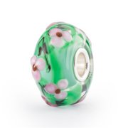 Trollbeads Enchanted Rose Garden Bead for Womens Silver Charm Bracelet