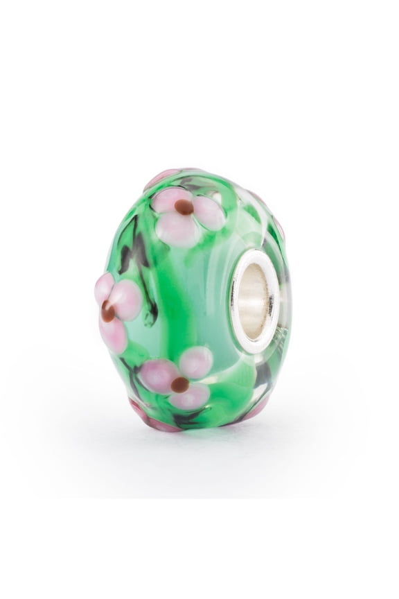 Enchanted Rose Garden Bead for Womens Silver Charm Bracelet