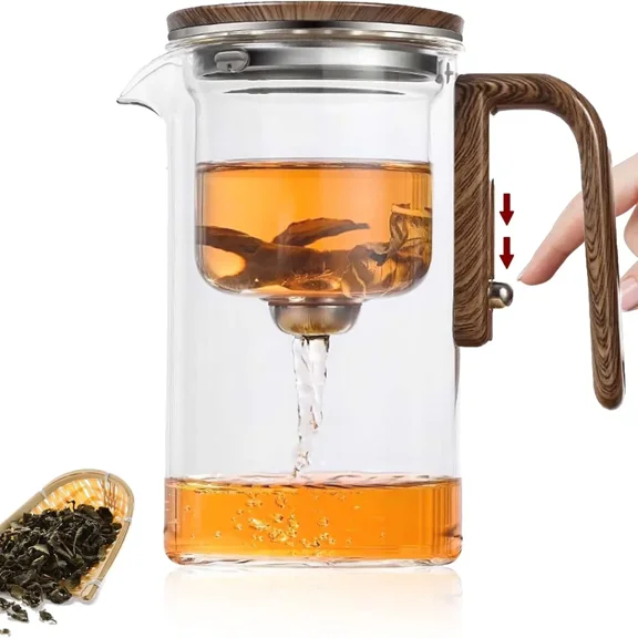 Enchanted Tea Pot, Magic Witchcraft Enchanted Glass Teapot with Strainer -600ML/800ML Teacup glass  teapot Steel Modern Butterfly Serving