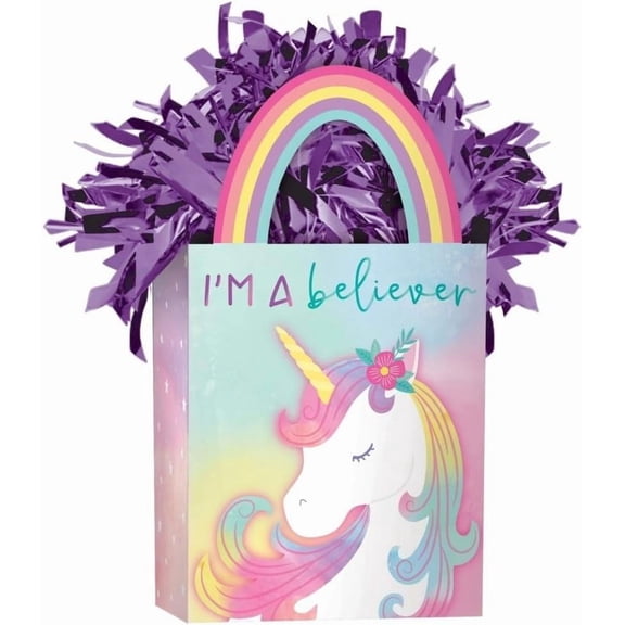Enchanted Unicorn Fantasy Animal Kids Birthday Party Decoration Balloon Weight