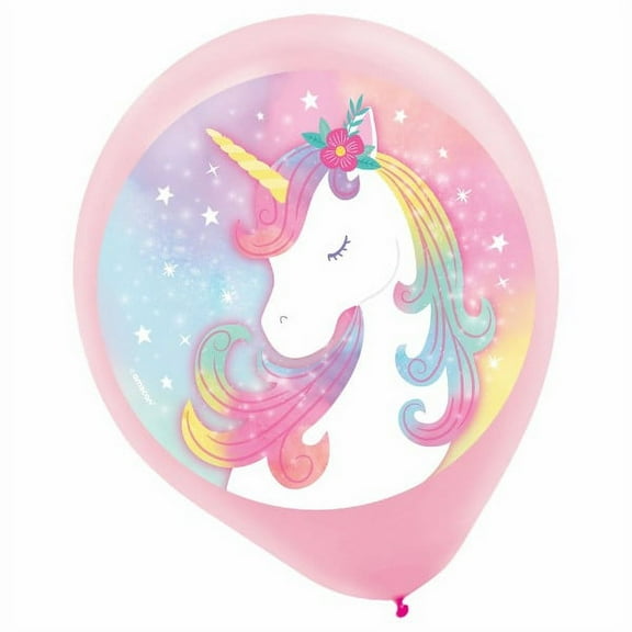 Enchanted Unicorn Fantasy Animal Kids Birthday Party Decoration Latex Balloons