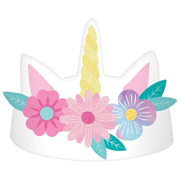 Enchanted Unicorn Paper Crown(8)