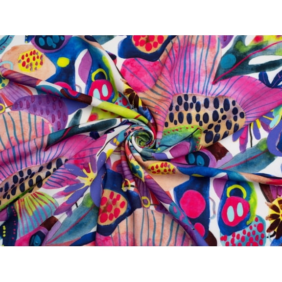 Enchanted Vision Viscose Challis Fabric Minerva Exclusive - per yard