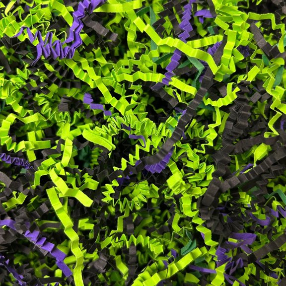 Enchanted Witch Party Crinkle Paper Shred 1 lb – Magical Basket Filler – Colorful Paper Filler for Gift Baskets, Party Favor Boxes, Candy Tables & Witch Party Decorations