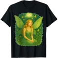 thumbnail image 1 of Enchanted Woodland Fairy With Mystical Butterflies T Shirt Size S-5XL, 1 of 5