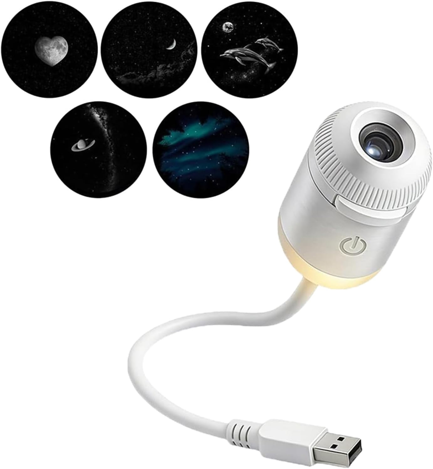 Icettry Night Light, 2-in-1 Galaxy Projector Night Light, Galaxy