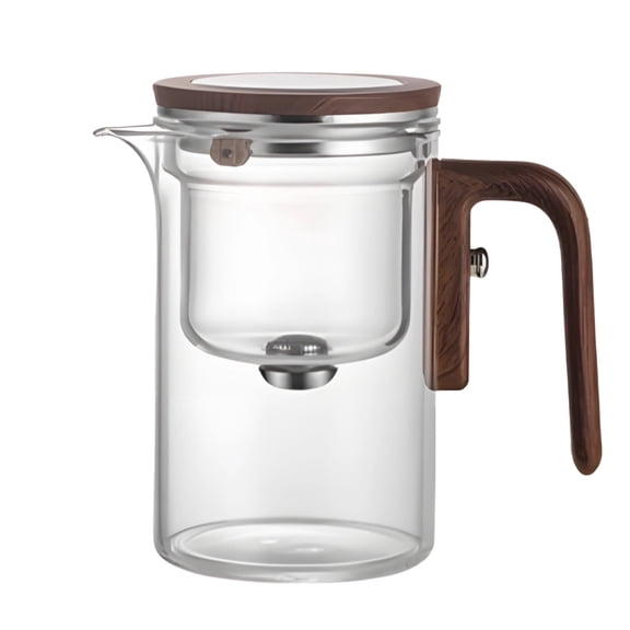Enchanti Tea Witchcraft Teapot, Magic Pot with Strainer, Glass Interior, Tea Separation Design, 20 fl oz / 600 ml Capacity, Perfect for Home and Office Use
