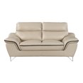 thumbnail image 1 of Enchantia Genuine Leather Loveseat, 1 of 8